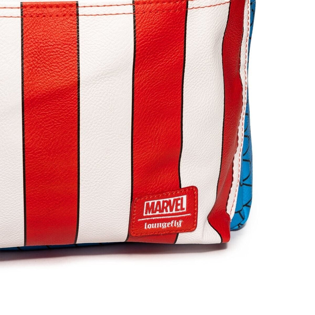 Loungefly Captain America Cosplay Backpack with Pin Set - EE Exclusive