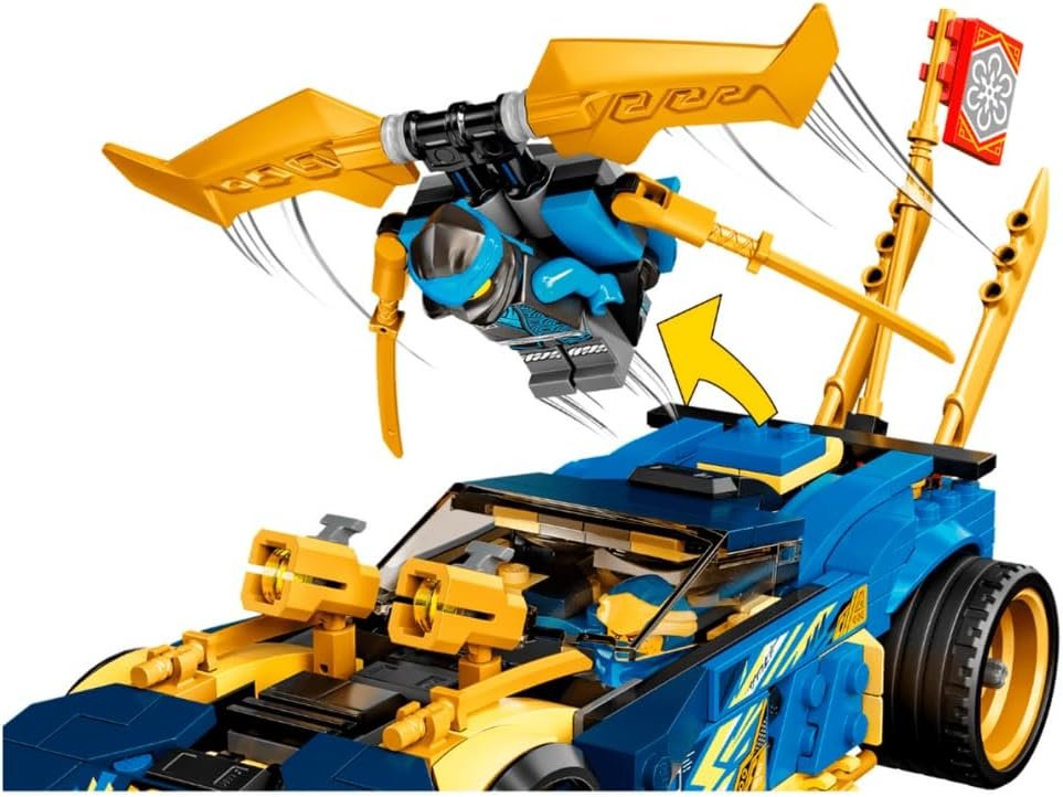 Lego Ninjago Jay and NYA’s Race Car EVO 71776 Building Kit (536 Pieces)