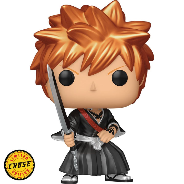 Funko Pop! Animation: Bleach - Ichigo Kurosaki #1610 METALLIC CHASE (FB Shikai) Vinyl Figure