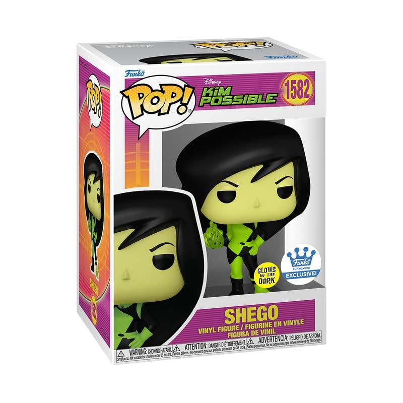 Funko Pop! Disney: Kim Possible - Shego Glow-in-the-Dark Shop Exclusive