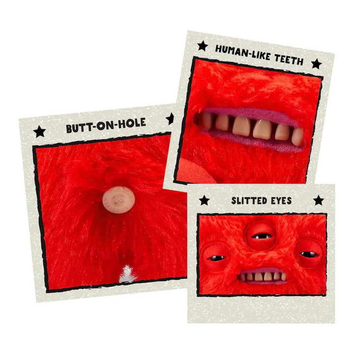 Zuru Fuggler Love Fugg 9" Plush | Funny Ugly Monster | Refresh Red & Pink Variations | Heart-Holding Collectible with Human-Like Teeth