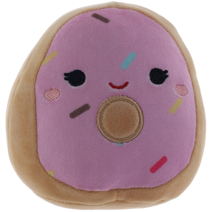 Squishmallows Official 5 Inch Dabria the Pink Donut Snack Squad Plush