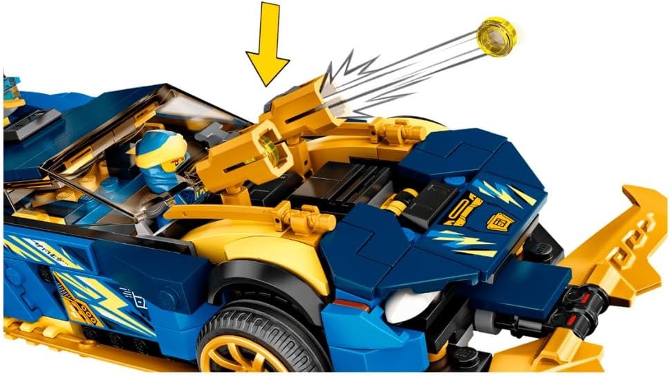 Lego Ninjago Jay and NYA’s Race Car EVO 71776 Building Kit (536 Pieces)