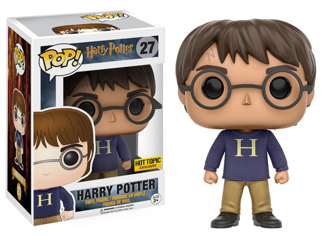 Funko Pop! Movies: Harry Potter - Harry Potter in Sweater Exclusive