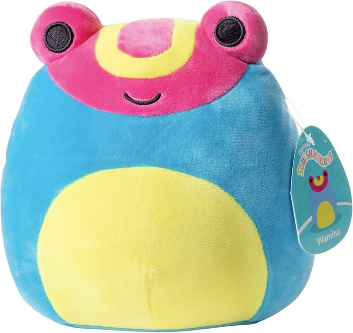 Squishmallows Blacklight Squad Wamina the Blue Frog 8" Plush