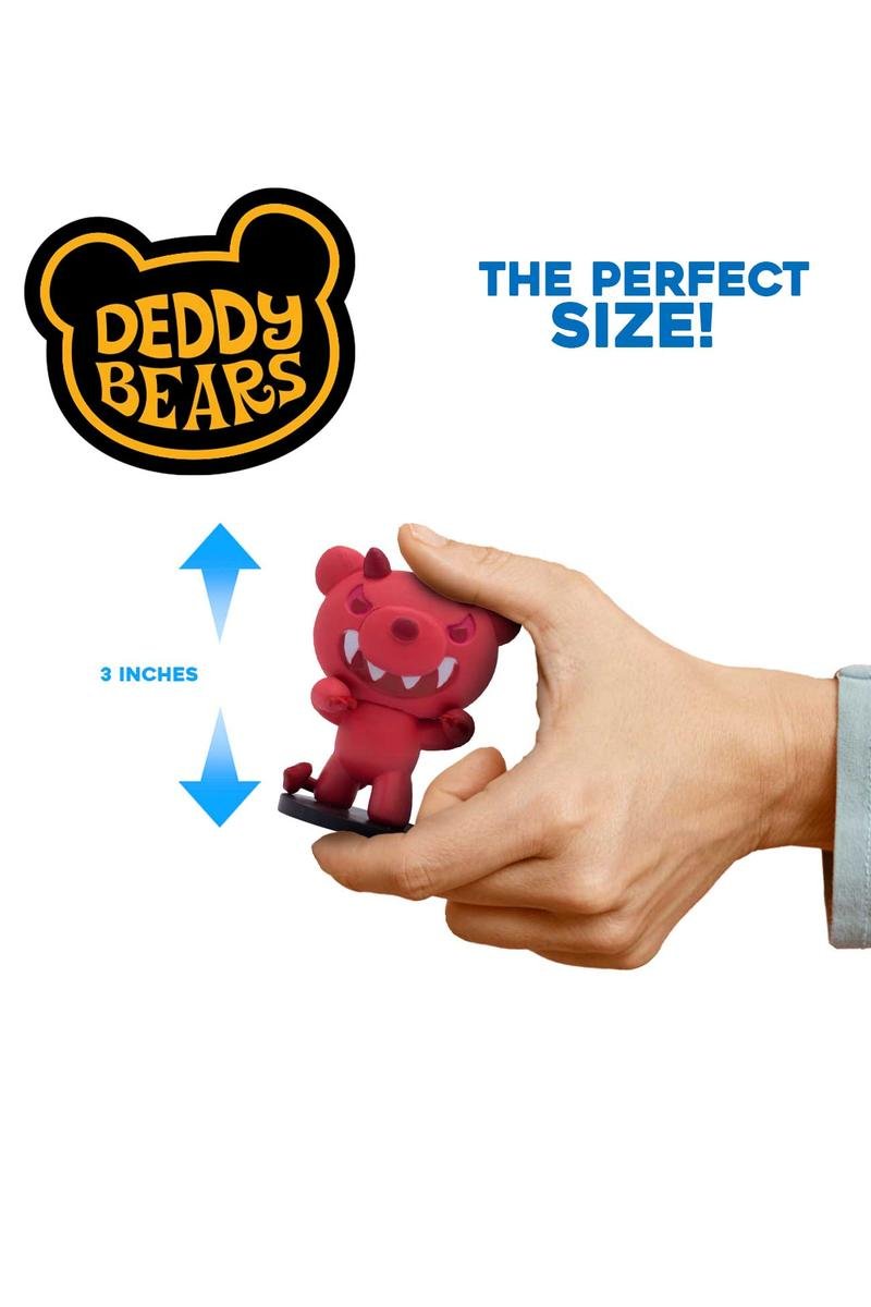 Deddy Bears 3-Inch Mini Figure in Coffin Box | Spooky-Cute Collectible (Pick Your Character)