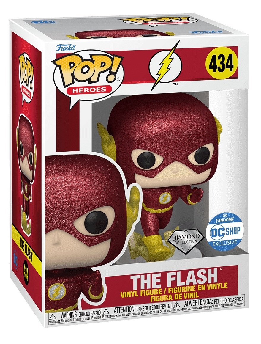Funko Pop! Heroes: DC Comics - The Flash (Diamond Glitter) DC Shop Exclusive