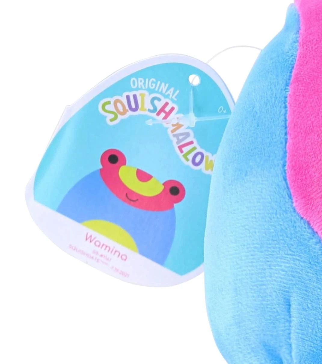 Squishmallows Blacklight Squad Wamina the Blue Frog 5" Plush