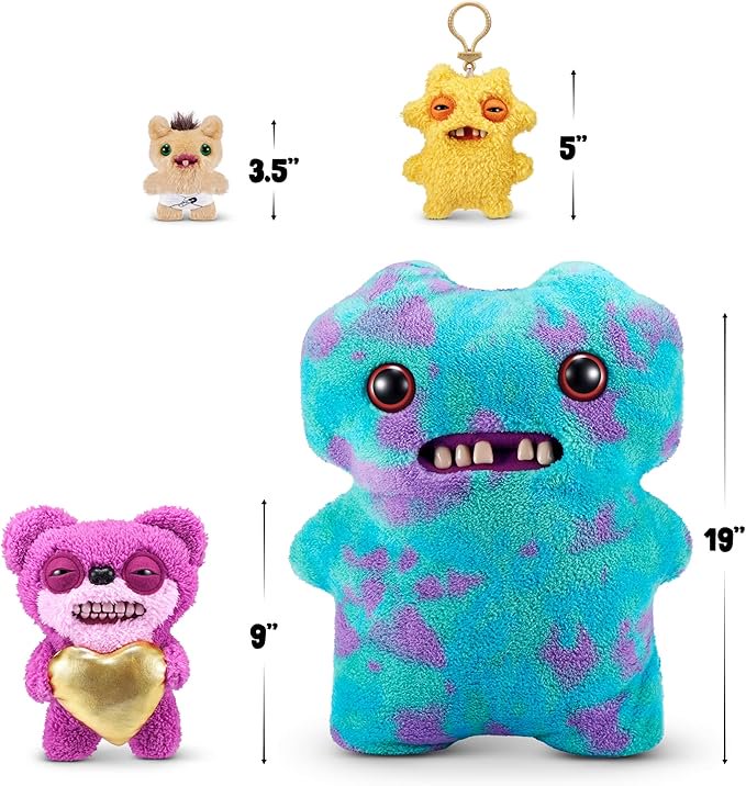 Zuru Fuggler: Gold Fuggs 9" Funny Ugly Monster Plush | Choose Your Character