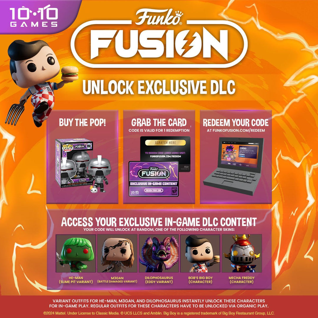 Funko Pop! Games: Funko Fusion - Cylon #998 CHASE (Eddi-fied) Vinyl Figure with In-Game Code