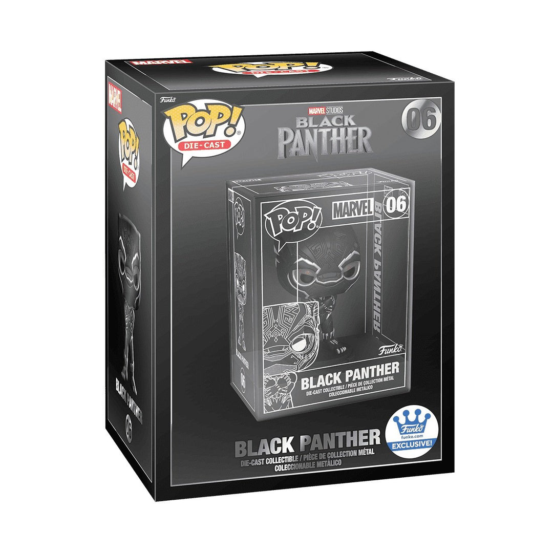 Funko Pop! Die-Cast: Marvel - Black Panther Shop Exclusive
