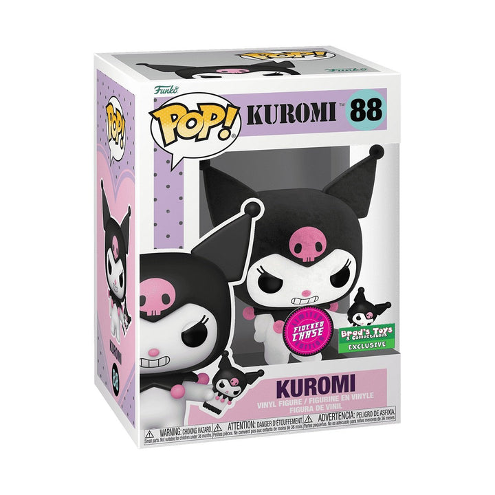 Funko Pop! Animation: Sanrio - Kuromi with Phone (Flocked) Chase Shop Exclusive