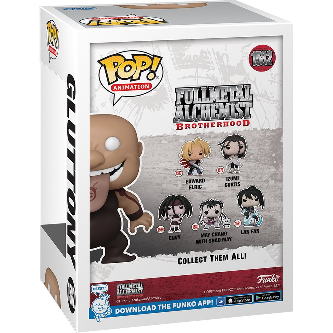 Funko Pop! Animation: Fullmetal Alchemist Brotherhood - Gluttony Entertainment Earth Exclusive