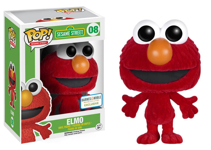 Funko POP! Sesame Street - Elmo Exclusive Flocked Vinyl Figure