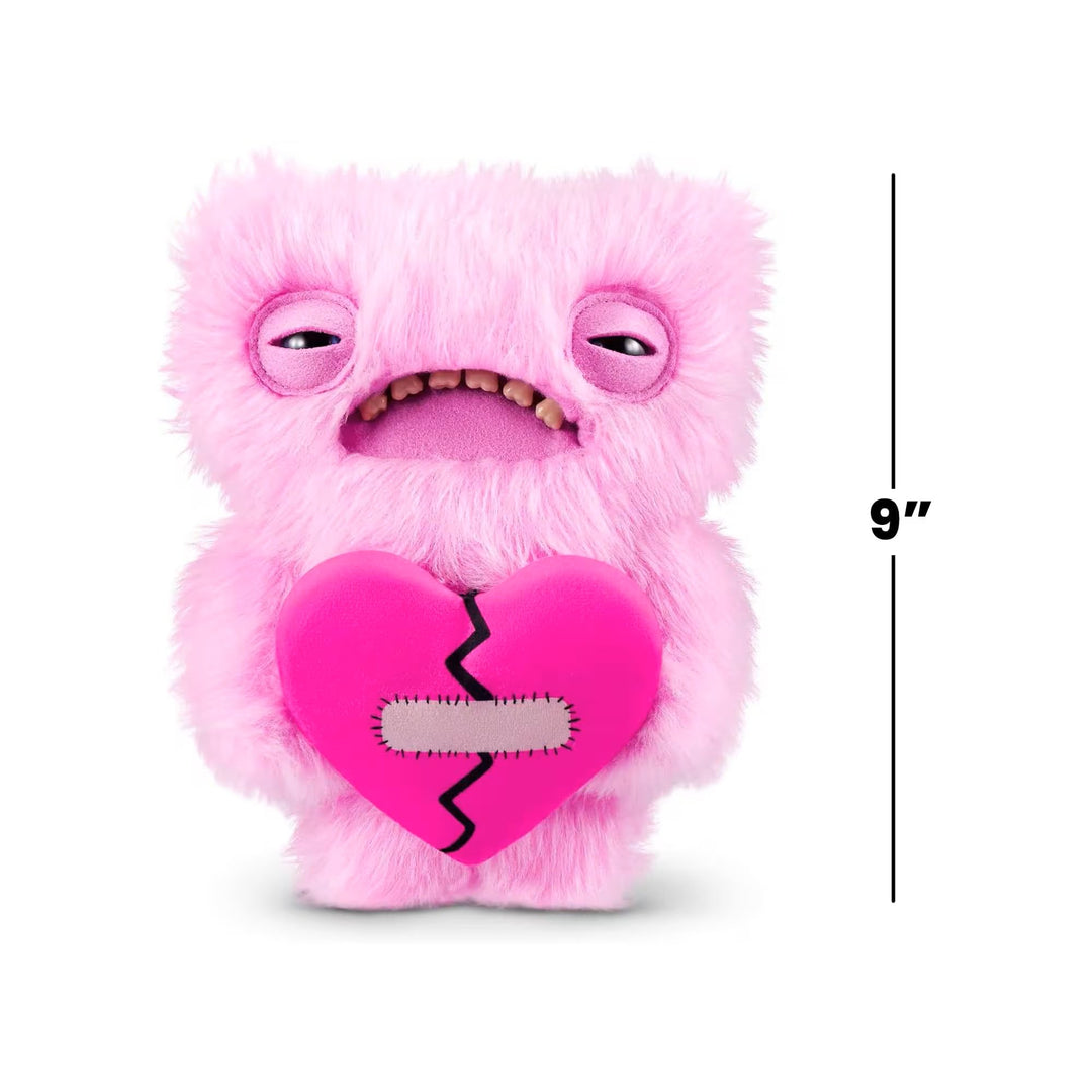 Zuru Fuggler Love Fugg 9" Plush | Funny Ugly Monster | Refresh Red & Pink Variations | Heart-Holding Collectible with Human-Like Teeth