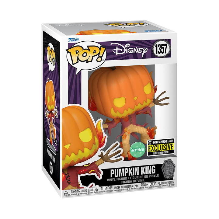 Funko Pop! Spooky: Disney Nightmare Before Christmas 30th Anniversary Pumpkin King Scented