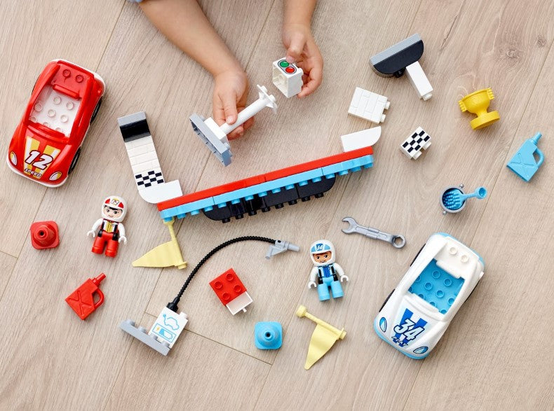 Lego DUPLO Town Race Cars 10947 Cool Car-Race Building Toy