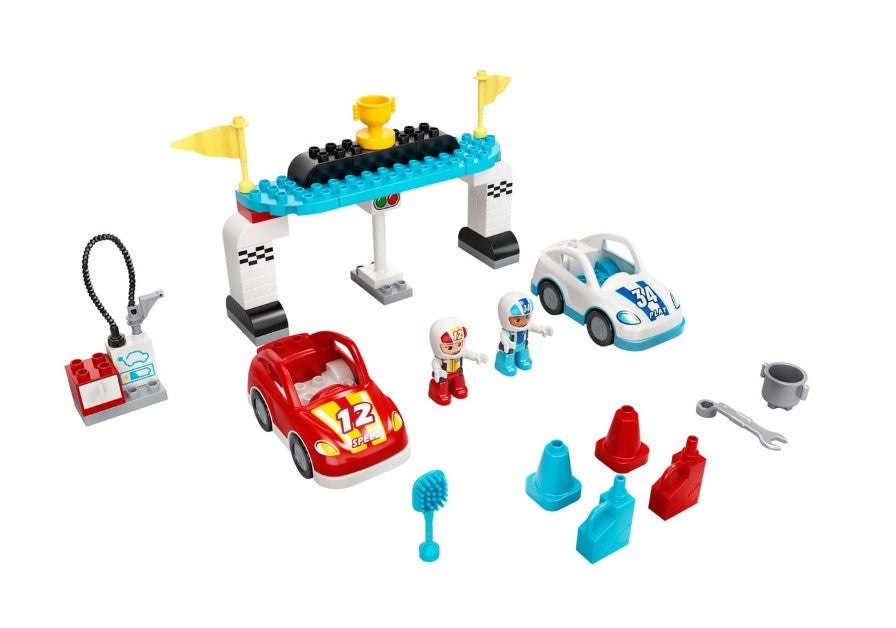Lego DUPLO Town Race Cars 10947 Cool Car-Race Building Toy