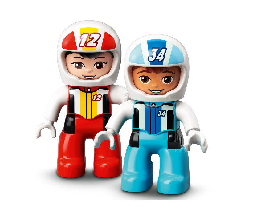 Lego DUPLO Town Race Cars 10947 Cool Car-Race Building Toy