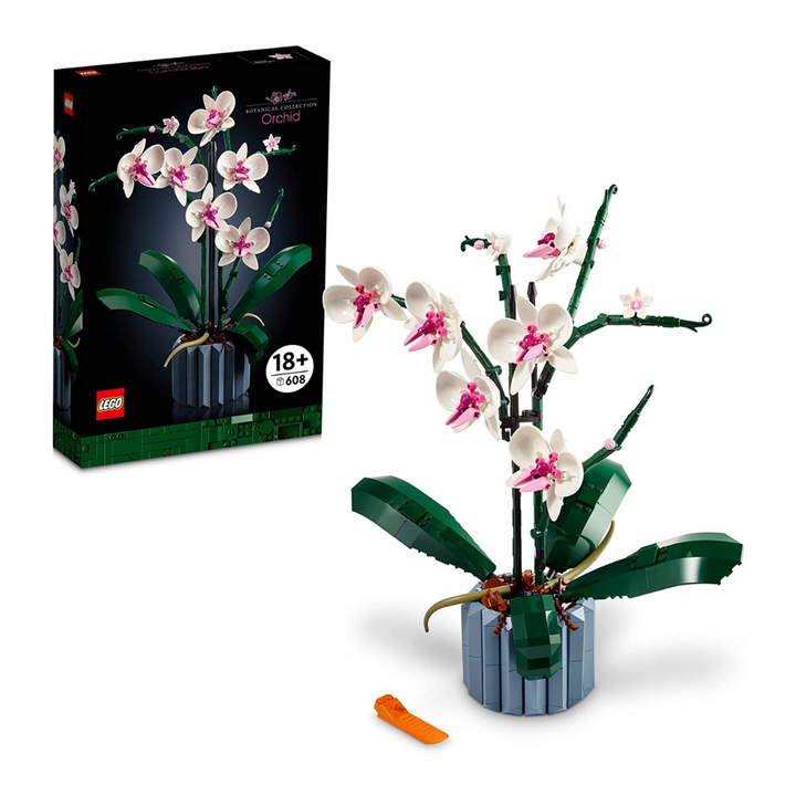 Lego Icons Orchid 10311 Artificial Plant Building Set with Flowers,