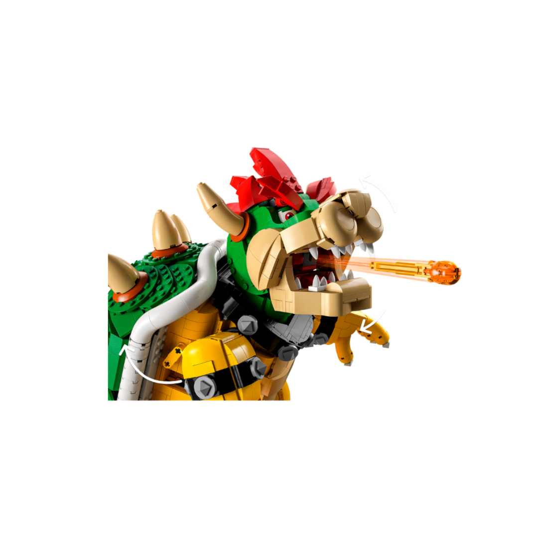 Lego Super Mario The Mighty Bowser 71411 3D Model Building Kit