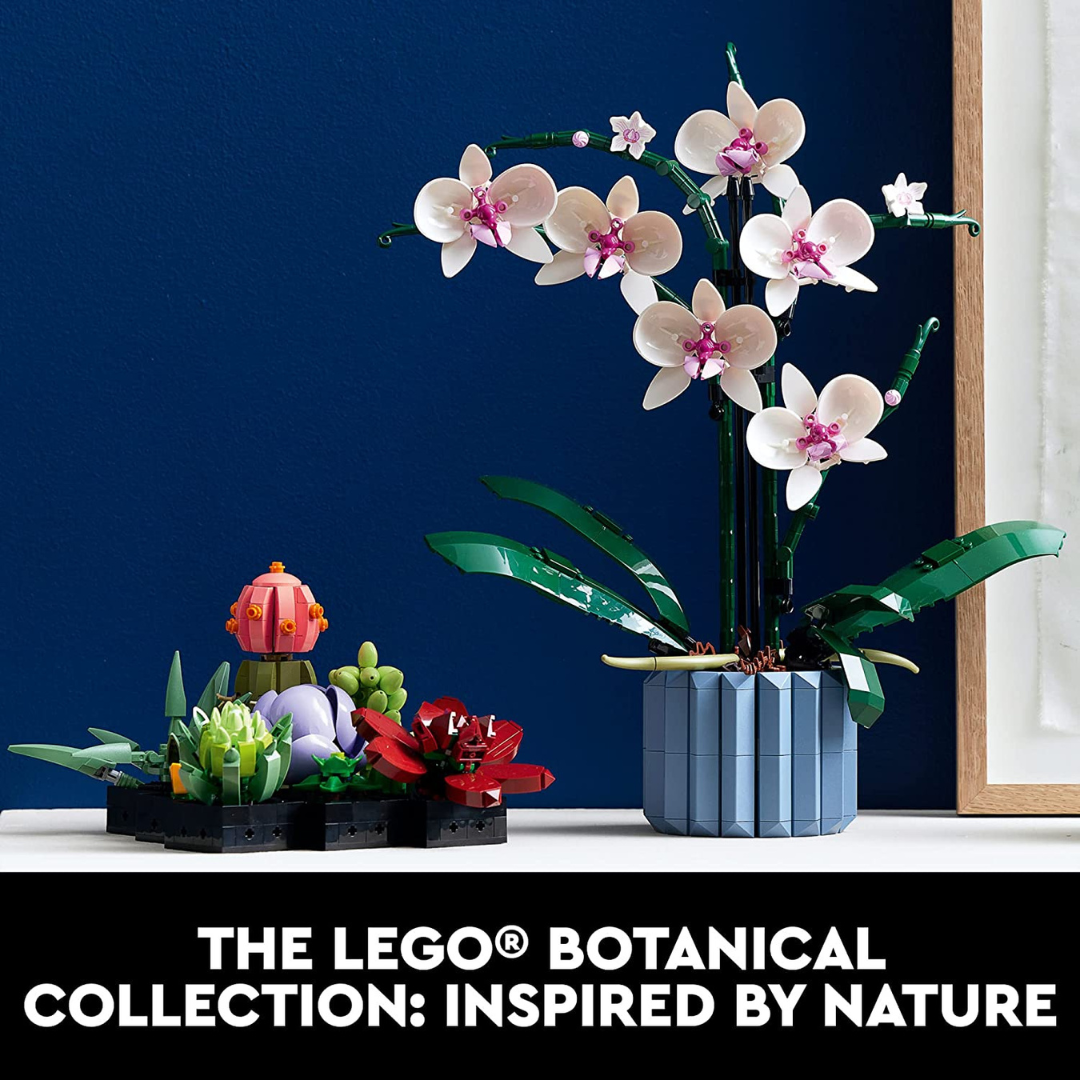 Lego Icons Orchid 10311 Artificial Plant Building Set with Flowers,