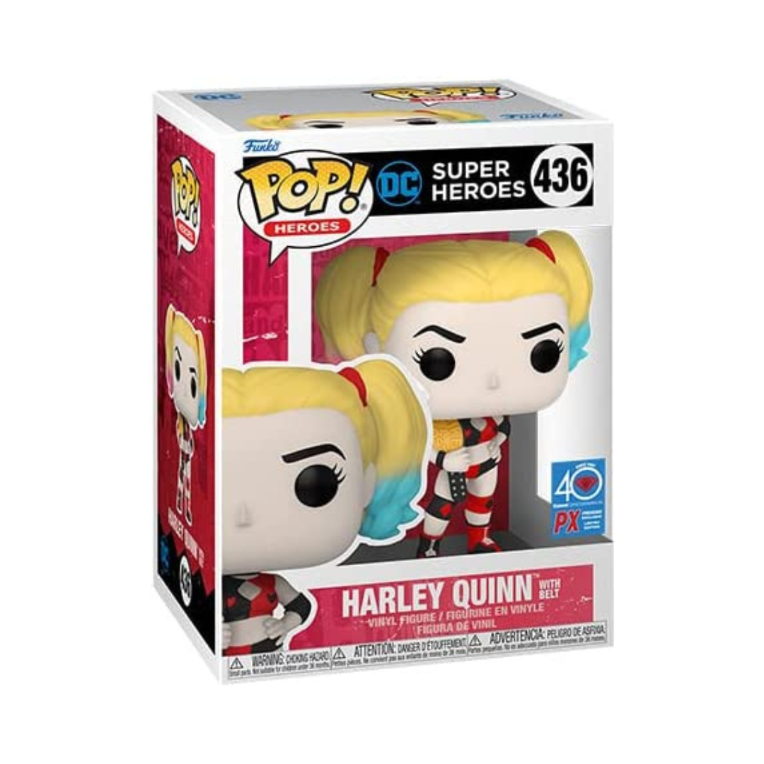 Funko POP! DC Comics: Harley Quinn With Belt